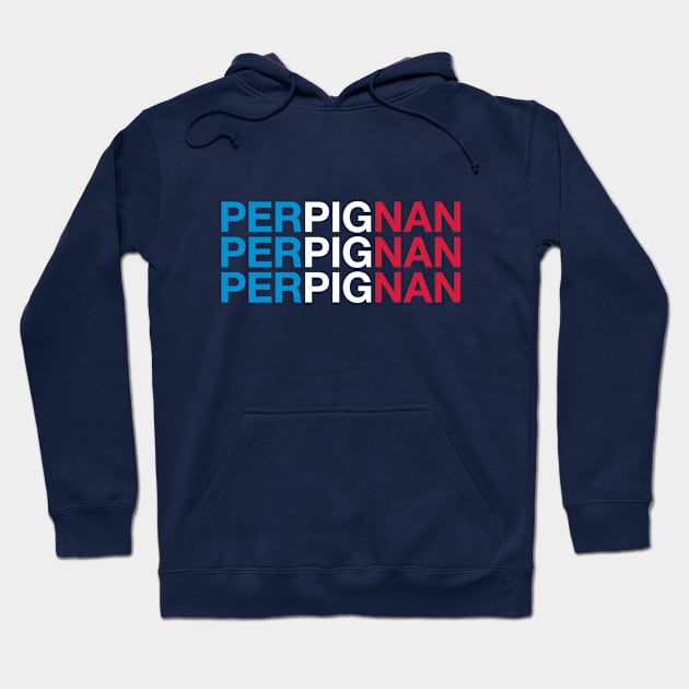 PERPIGNAN French Flag Hoodie by eyesblau